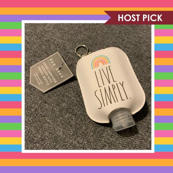 Rae Dunn Accessories - Rae Dunn Hand Sanitizer Holder & Travel Bottle
